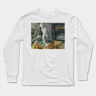 Still Life with Statuette by Paul Cezanne Long Sleeve T-Shirt